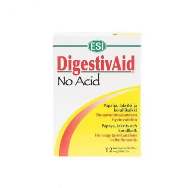 Esi No Acid-Stop digestivaid savlekötő szopogató tabletta 12 db